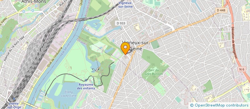 localisation de l'entreprise EKEUH-ROUET à VIGNEUX-SUR-SEINE