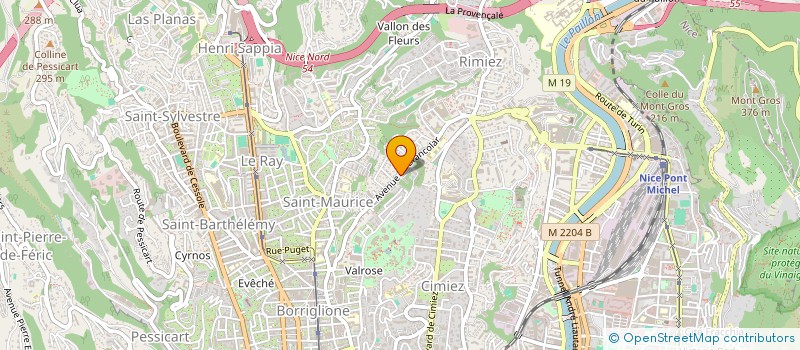 localisation de l'entreprise EKEV à NICE