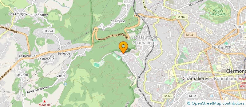 localisation de l'entreprise EKEZIA à CHAMALIERES