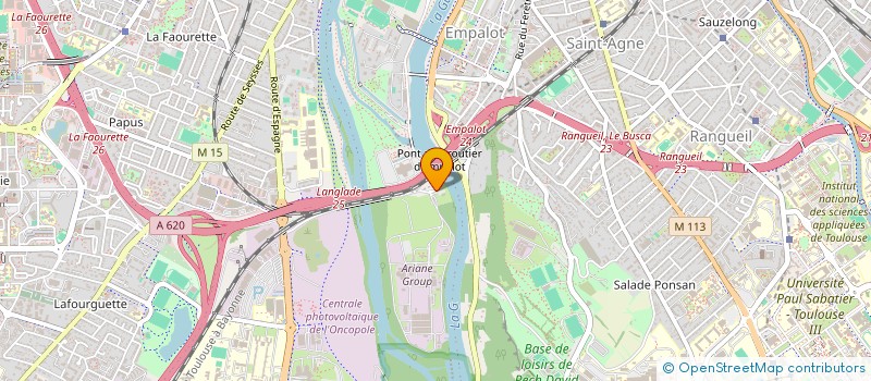 localisation de l'entreprise EKF PARC SOLAIRE LE COLOMBIER  TOULOUSE