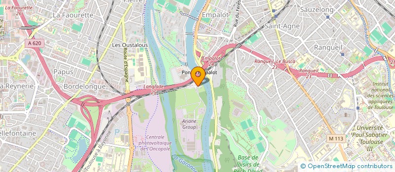 localisation de l'entreprise EKF SOCIETE D'INVESTISSEMENTS MONT JOLY - A à TOULOUSE