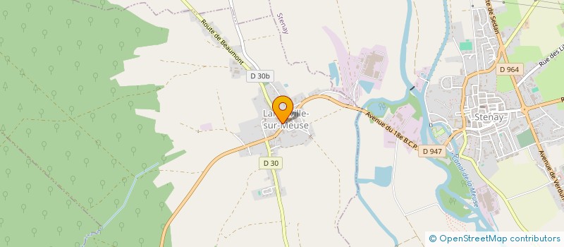 localisation de l'entreprise EKG IMMO  LANEUVILLE-SUR-MEUSE