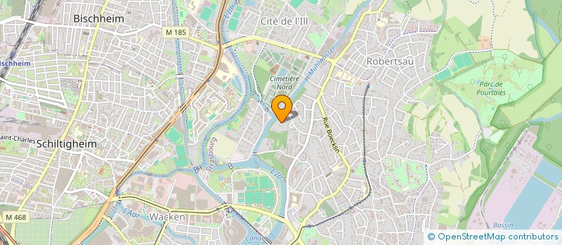 localisation de l'entreprise EKG RESTAURATION à STRASBOURG