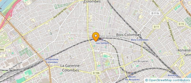 localisation de l'entreprise EKGRAFF à LA GARENNE-COLOMBES