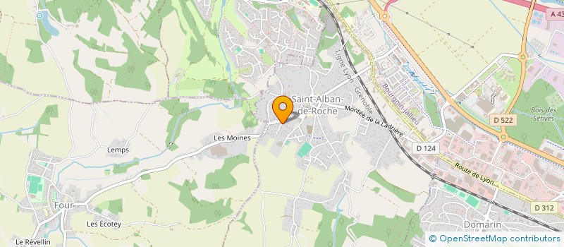 localisation de l'entreprise EKHAGENS  SAINT-ALBAN-DE-ROCHE