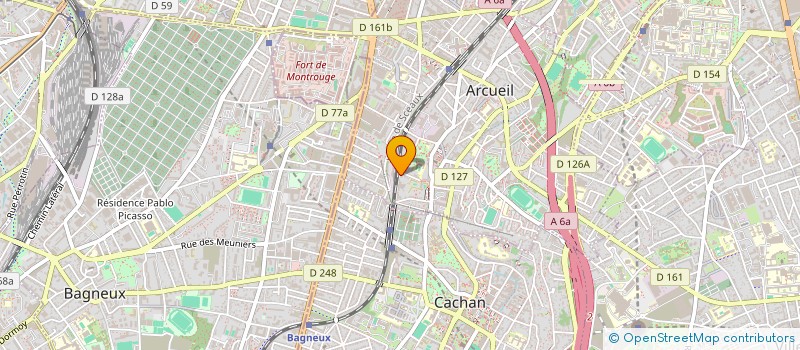 localisation de l'entreprise EKHO à ARCUEIL