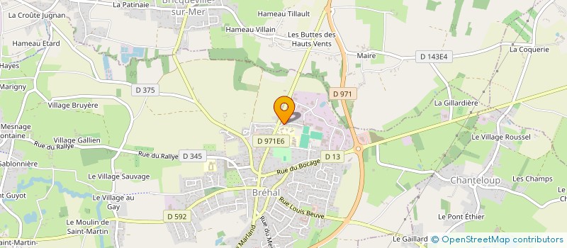 localisation de l'entreprise EKHOWEB  GRANVILLE