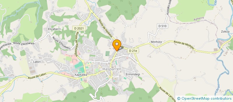 localisation de l'entreprise EKI ALDE à HASPARREN