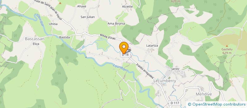 localisation de l'entreprise EKI ALDE  AHAXE-ALCIETTE-BASCASSAN