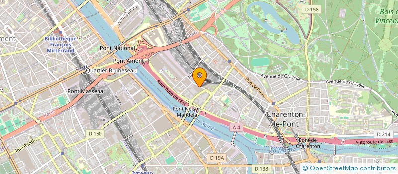 localisation de l'entreprise EKI DIAG  CHARENTON-LE-PONT