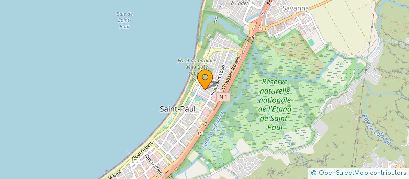 localisation de l'entreprise EKI LIBRE REUNION  SAINT-PAUL