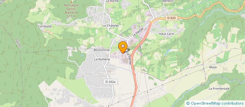 localisation de l'entreprise EKIBIO à PEAUGRES