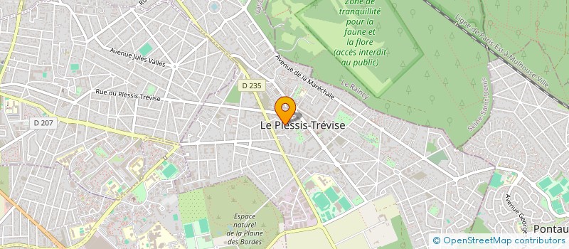 localisation de l'entreprise EKICI 94 à LE PLESSIS-TREVISE