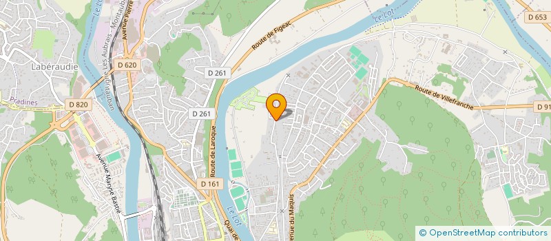 localisation de l'entreprise EKIDEN DE CAHORS  CAHORS