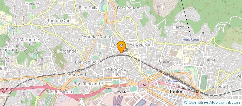 localisation de l'entreprise EKILIBRE à TOULON