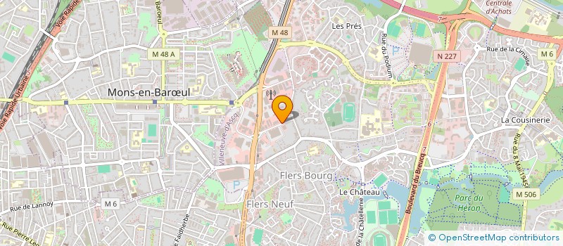 localisation de l'entreprise EKILIBRE à VILLENEUVE-D'ASCQ