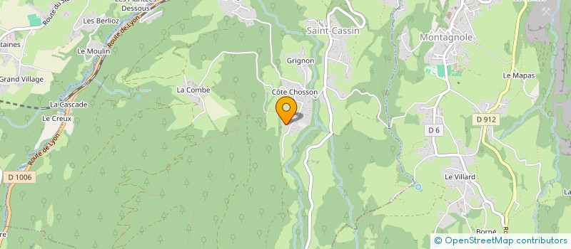 localisation de l'entreprise EKILIBRE  SAINT-CASSIN