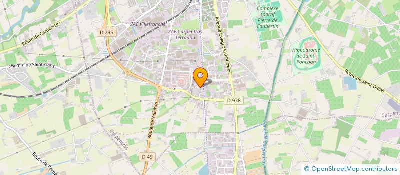 localisation de l'entreprise EKIMAT LOCATION SARL à CARPENTRAS