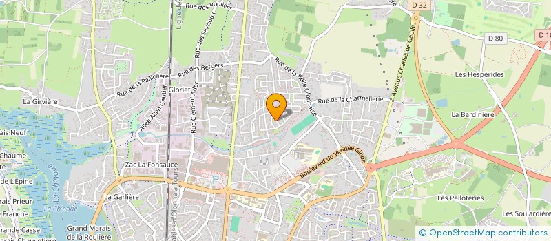 localisation de l'entreprise EKIMOOD  LES SABLES-D'OLONNE