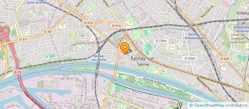 localisation de l'entreprise EKIN  EPINAY-SUR-SEINE