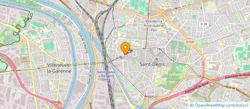 localisation de l'entreprise EKIN à SAINT-DENIS