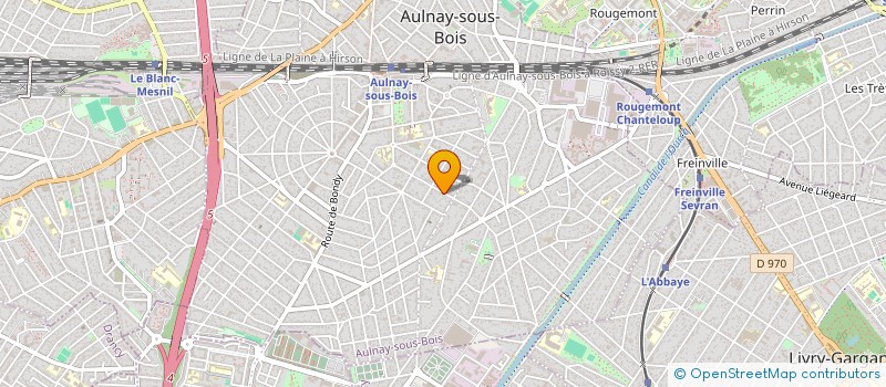 localisation de l'entreprise EKIN à AULNAY-SOUS-BOIS