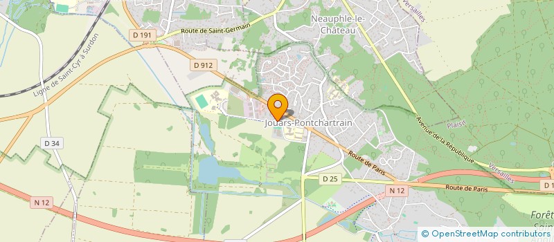 localisation de l'entreprise EKIN CONSEIL  JOUARS-PONTCHARTRAIN