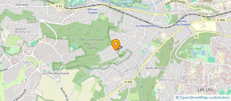 localisation de l'entreprise EKINOE à GIF-SUR-YVETTE