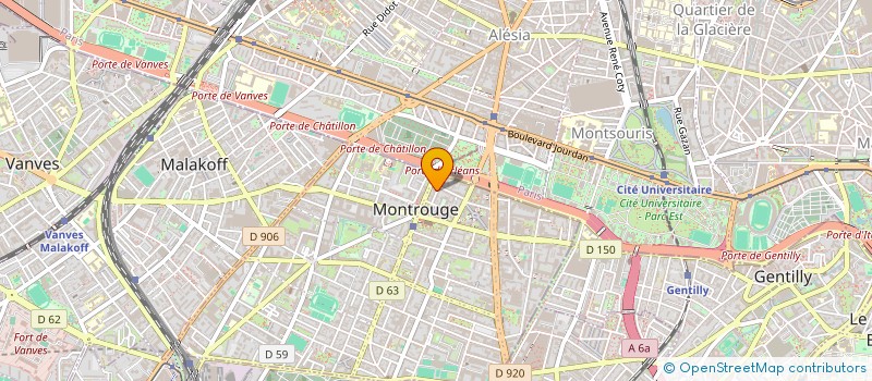 localisation de l'entreprise EKINOKS FRANCE  MONTROUGE