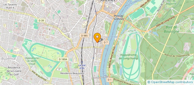 localisation de l'entreprise EKINOX INGENIERIE  SURESNES