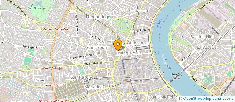 localisation de l'entreprise EKINOXIA  BORDEAUX