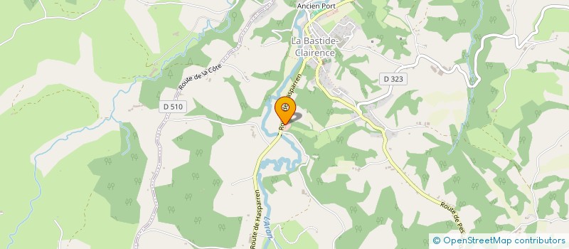 localisation de l'entreprise EKINTZA HYDRO  LA BASTIDE-CLAIRENCE