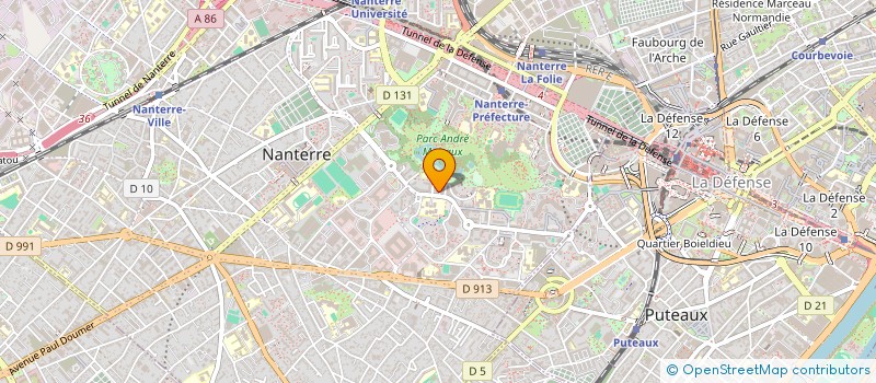 localisation de l'entreprise EKIP CONSEILS  NANTERRE
