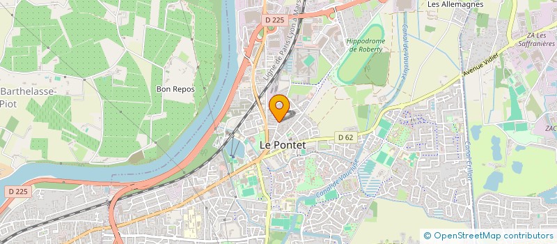 localisation de l'entreprise EKIP'HABITAT  LE PONTET