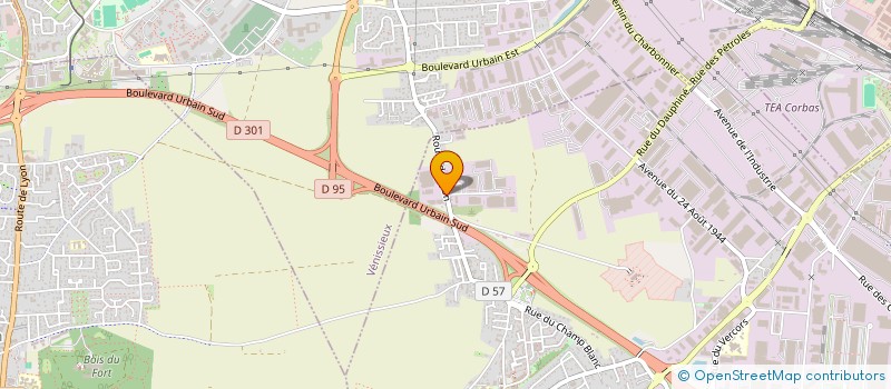 localisation de l'entreprise EKIP'INVEST à CORBAS