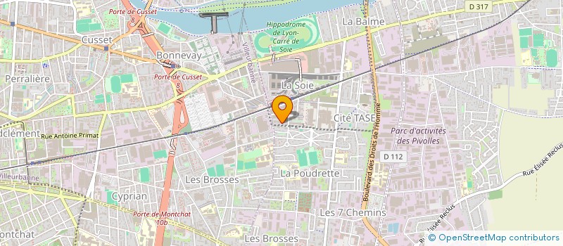 localisation de l'entreprise EKIP PRODUCTION  VAULX-EN-VELIN