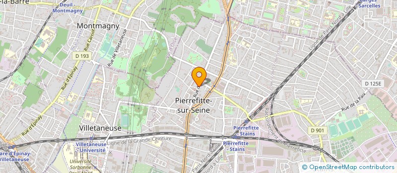 localisation de l'entreprise EKIPACHER à PIERREFITTE-SUR-SEINE