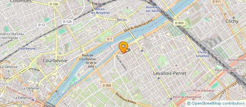 localisation de l'entreprise EKIPTECH NEW à LEVALLOIS-PERRET