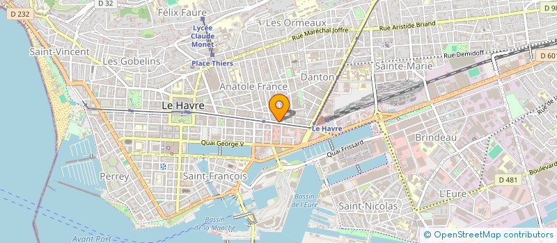 localisation de l'entreprise EKIS  LE HAVRE