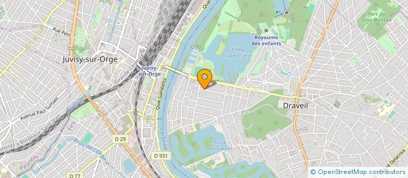 localisation de l'entreprise EKISTACK à DRAVEIL