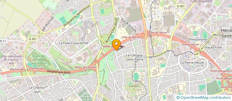 localisation de l'entreprise EKITAE à CAEN