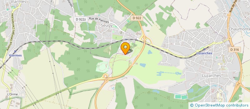 localisation de l'entreprise EKITEK à LUZARCHES