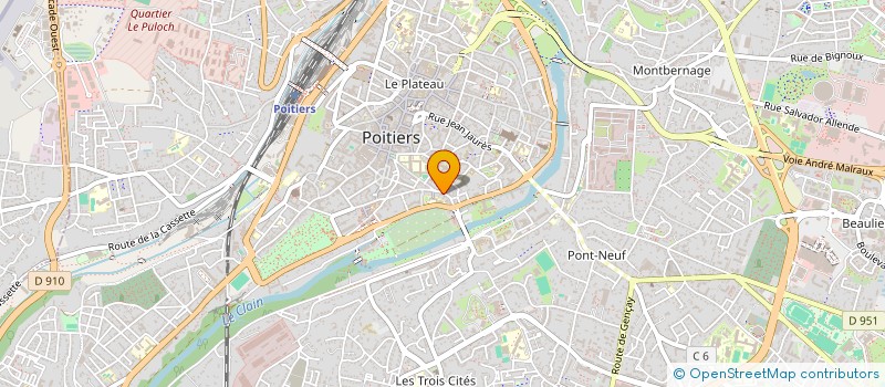 localisation de l'entreprise EKITRADE à POITIERS