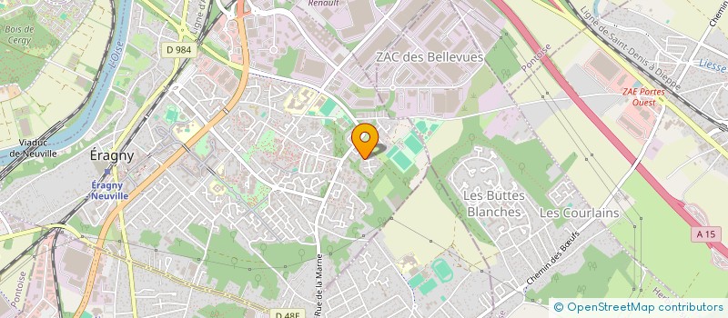 localisation de l'entreprise EKJ CAPITAL  ERAGNY