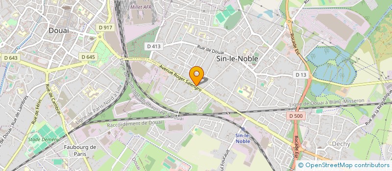 localisation de l'entreprise EKJC  SIN-LE-NOBLE