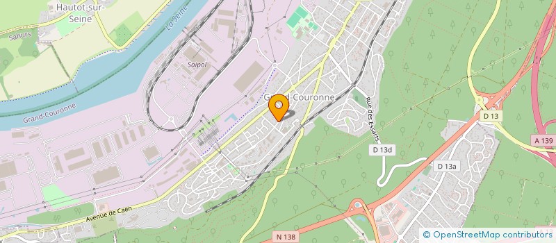 localisation de l'entreprise EKKA à GRAND-COURONNE