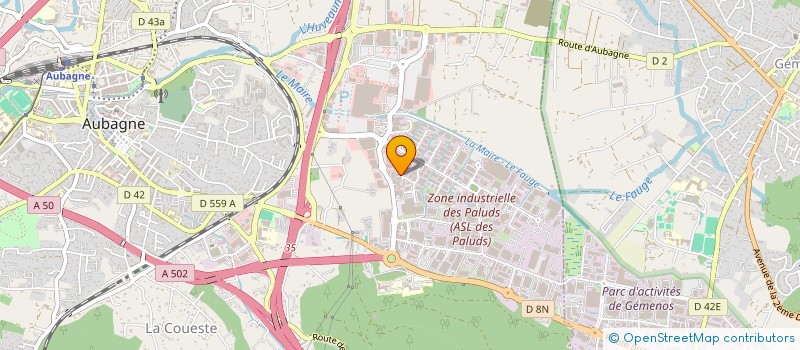 localisation de l'entreprise EKKER-CONCEPT à AUBAGNE