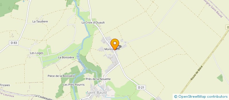 localisation de l'entreprise EKKITEC  TAUXIGNY-SAINT-BAULD