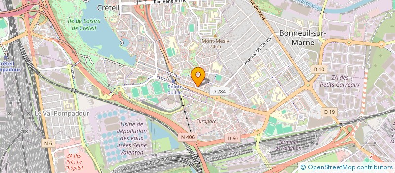 localisation de l'entreprise EKKLESIA  CRETEIL