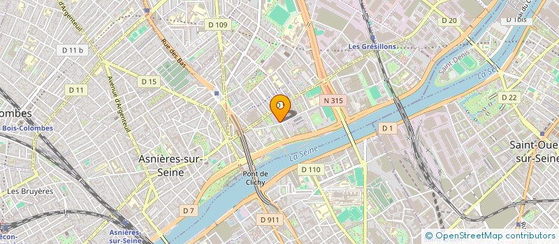 localisation de l'entreprise EKKLESIA à ASNIERES-SUR-SEINE